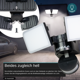 LED-Fluter, 30 W, 2.250 lm, 4.000 K, schwarz, DuoFlex, MaxiBright