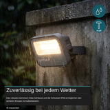 LED CCT Fluter, 10W, 3CCT(3000K-4000K-6500K), 1100 lm, IP66, IK08,  Grau
