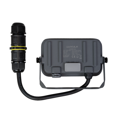 LED CCT Fluter, 10W, 3CCT(3000K-4000K-6500K), 1100 lm, IP66, IK08,  Grau