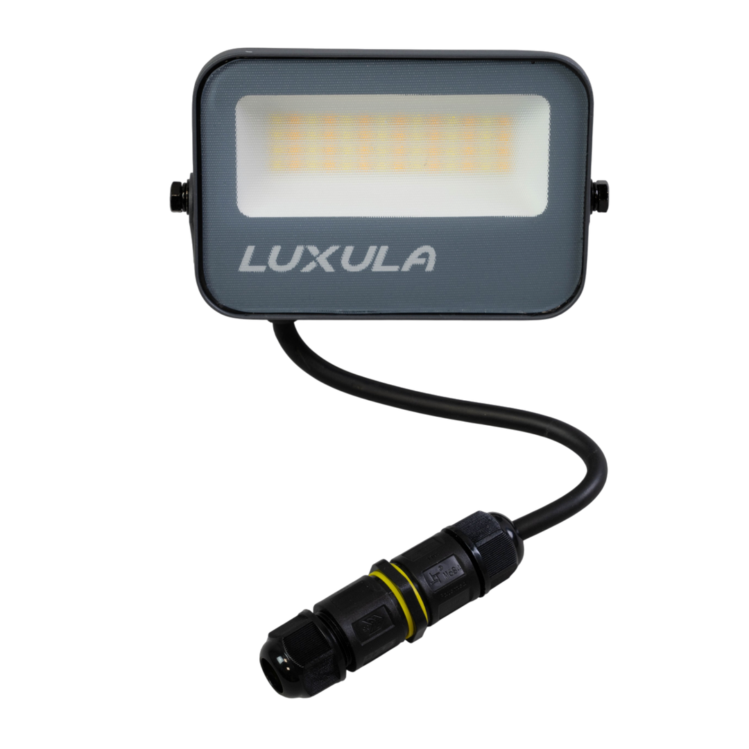 LED CCT Fluter, 20W, 3CCT(3000K-4000K-6500K), 2200 lm, IP66,IK08, Grau.