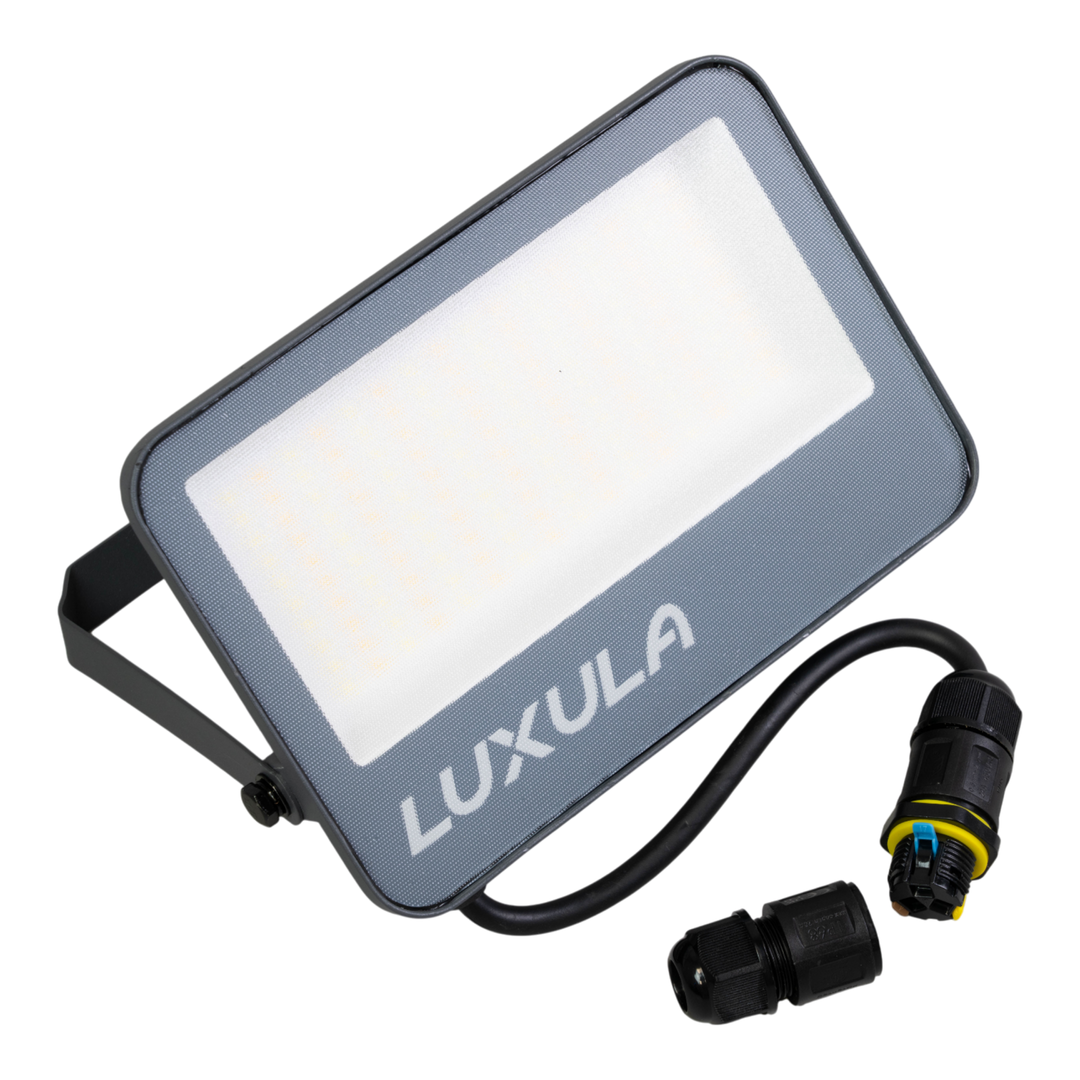 LED CCT Fluter, 50 W, 3CCT(3000K-4000K-6500K), 6000 lm, IP66, IK08,  Grau.