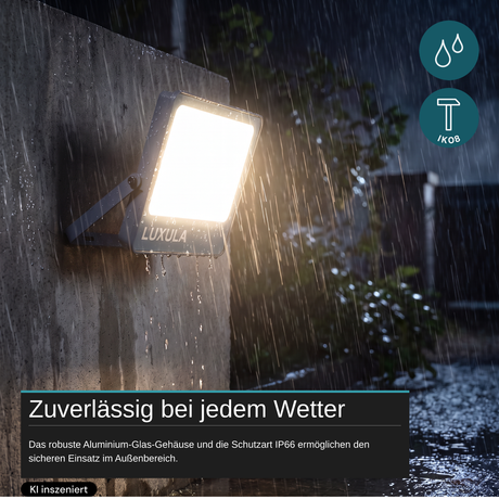 LED CCT Fluter, 150W, 3CCT(3000K-4000K-6500K), 18000 lm, IP66, IK08,  Grau.