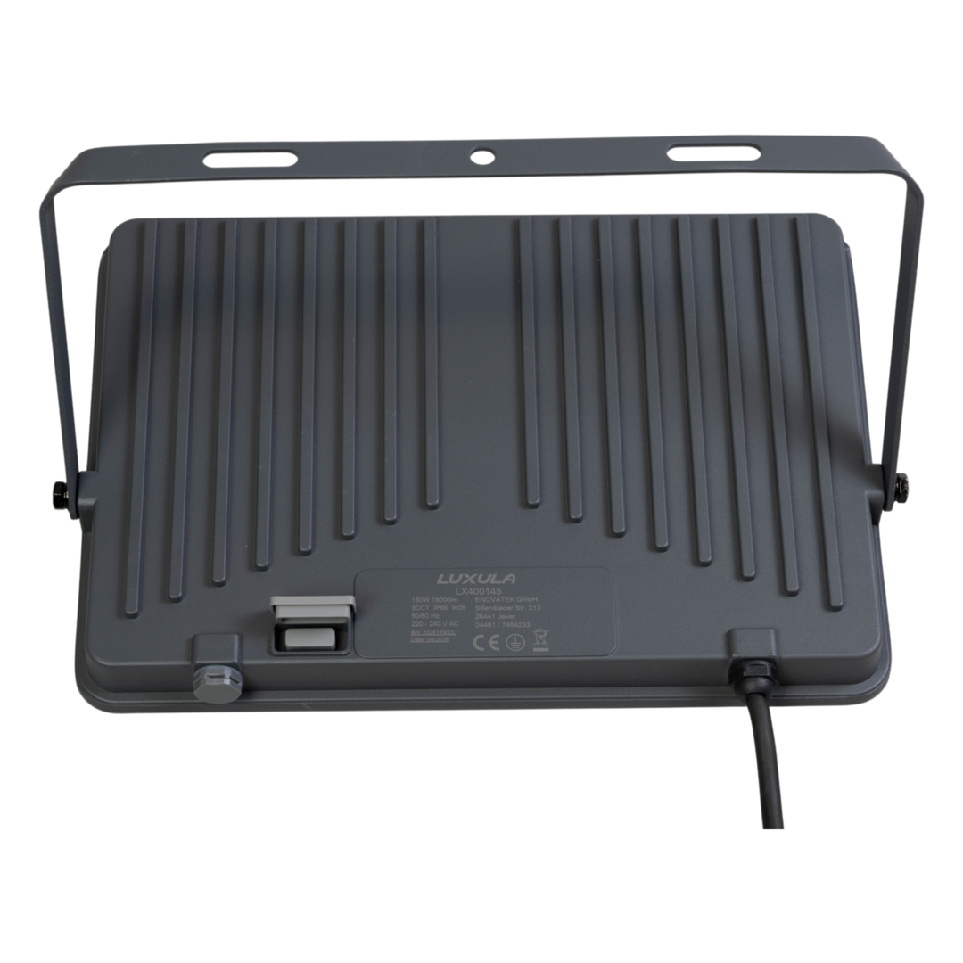 LED CCT Fluter, 150W, 3CCT(3000K-4000K-6500K), 18000 lm, IP66, IK08,  Grau.
