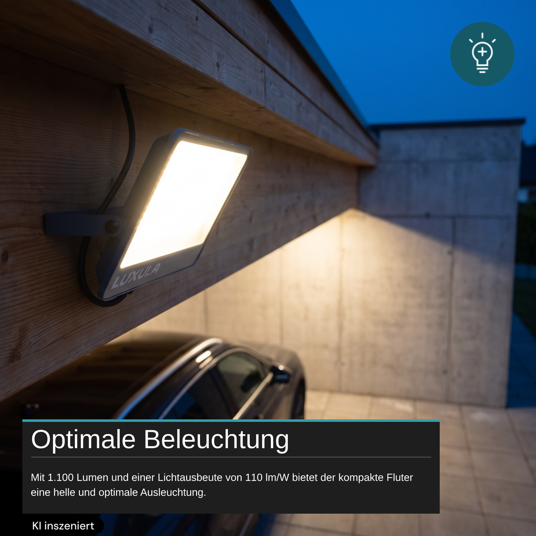 LED CCT Fluter, 200W, 3CCT(3000K-4000K-6500K), 24000 lm, IP66, IK08,  Grau.