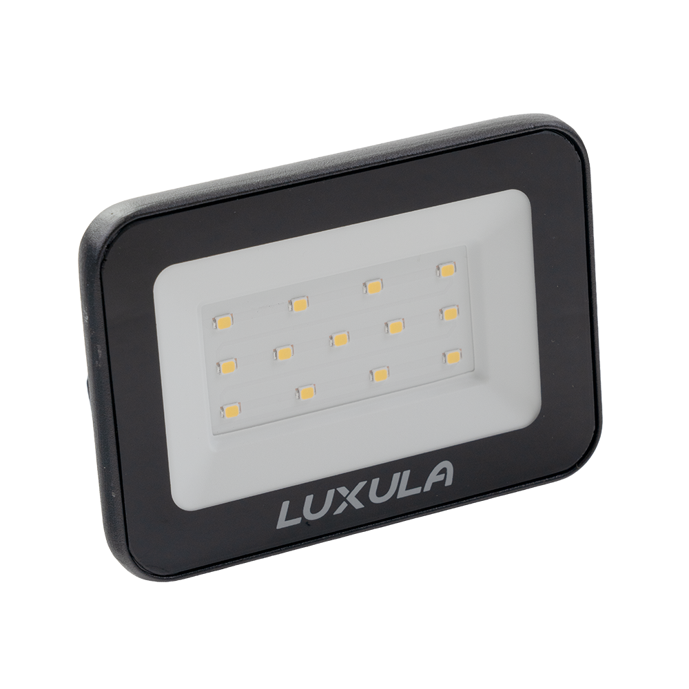 LED-Fluter mit Schnellverbinder, 10 W, 4000 K (neutralweiß), 950 lm, schwarz, IP65