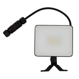 LED-Fluter, BeamPlug, 10 W, 4000 K (neutralweiß), 1200 lm, schwarz, energiesparend, verstellbare Leuchtrichtung, Plug-In Sensor Vorrichtung, IP65 Kabelverbinder, Wand- & Eckmontage
