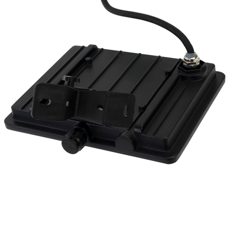 LED-Fluter, BeamPlug, 50 W, 4000 K (neutralweiß), 6000 lm, schwarz, energiesparend, verstellbare Leuchtrichtung, Plug-In Sensor Vorrichtung, IP65 Kabelverbinder, Wand- & Eckmontage