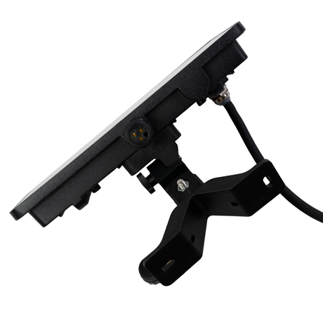 LED-Fluter, BeamPlug, 50 W, 4000 K (neutralweiß), 6000 lm, schwarz, energiesparend, verstellbare Leuchtrichtung, Plug-In Sensor Vorrichtung, IP65 Kabelverbinder, Wand- & Eckmontage