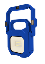 2er Set LED Baustrahler mit Akku, faltbar, 6 W, 800 lm, 4000 K (neutralweiß), IP54, 7 Stunden Lichtzeit, USB In- und Output, flexible Arbeitsleuchte