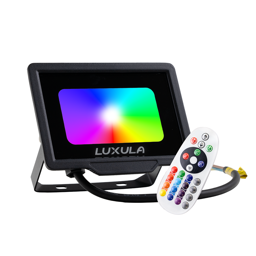 PICAA RGB LED Strahler 30 W Mit Fernbedienung – IP66 Wasserdicht, 3000 LM, 120° Für Garten