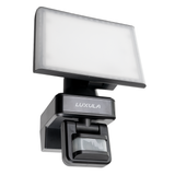 Schwenkbarer LED Fluter mit Bewegungsmelder, 20 W, 2100 lm, 4000 K (neutralweiß), IP54, flexibler Strahler, Aluminiumdruckguss, Wandleuchte