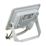 LED-Fluter, 10 W, 3000 K (warmweiß), 1000 lm, weiß, IP65