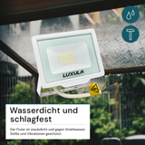 LED-Fluter, 20 W, 3000 K (warmweiß), 2000 lm, weiß, IP65