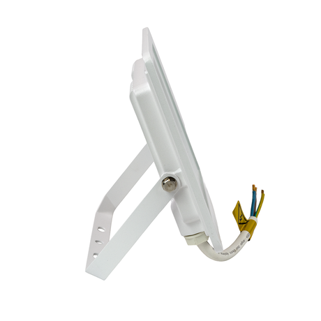 LED-Fluter, 30 W, 3000 K (warmweiß), 3000 lm, weiß, IP65.