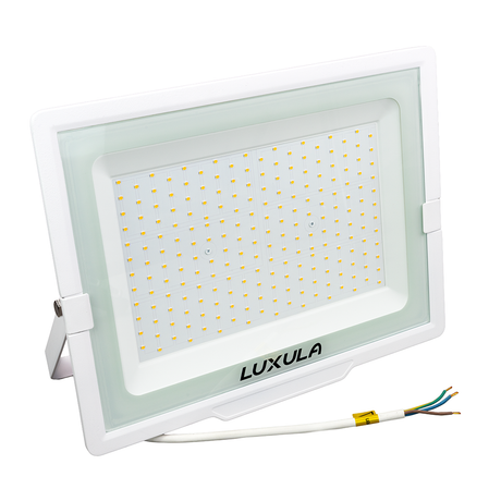 2er Pack LED-Fluter, 200 W, 4000 K (neutralweiß), 20000 lm, weiß, IP65.