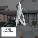 5er Pack LED-Fluter, 200 W, 4000 K (neutralweiß), 20000 lm, weiß, IP65
