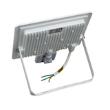LED-Fluter mit Bewegungsmelder, 50 W, 3000 K (warmweiß), 5000 lm, weiß, IP65