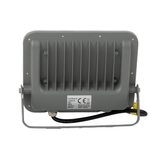 LED-Fluter, 50 W, 4000 K (neutralweiß), 6500 lm, grau, IP65