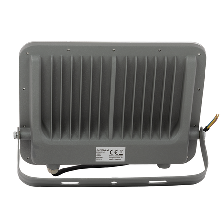 LED-Fluter, 100 W, 4000 K (neutralweiß), 12000 lm, grau, IP65.