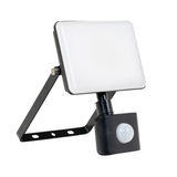 LED-Fluter mit Schnellverbinder & Bewegungsmelder, rahmenloses Design, 20 W, 4000 K (neutralweiß), 2000 lm, IP44