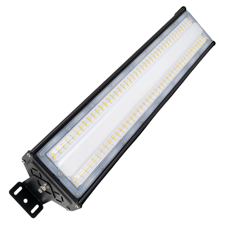 LED-Hallenleuchte, linear, 100 W, 12000 lm, 5000 K (neutralweiß), IP65, EPISTAR LED, schwarz