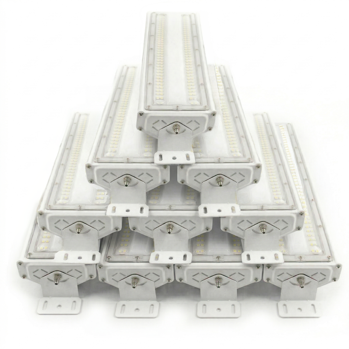 LED-Hallenleuchte, linear, 50 W, 6000 lm, 5000 K (neutralweiß), IP65, EPISTAR LED, weiß