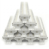 LED-Hallenleuchte, linear, 50 W, 6000 lm, 5000 K (neutralweiß), IP65, EPISTAR LED, weiß