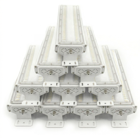 LED-Hallenleuchte, linear, 50 W, 6000 lm, 5000 K (neutralweiß), IP65, EPISTAR LED, weiß