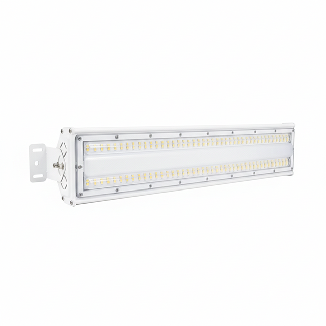LED-Hallenleuchte, linear, 50 W, 6000 lm, 5000 K (neutralweiß), IP65, EPISTAR LED, weiß