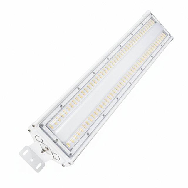 LED-Hallenleuchte, linear, 50 W, 6000 lm, 5000 K (neutralweiß), IP65, EPISTAR LED, weiß