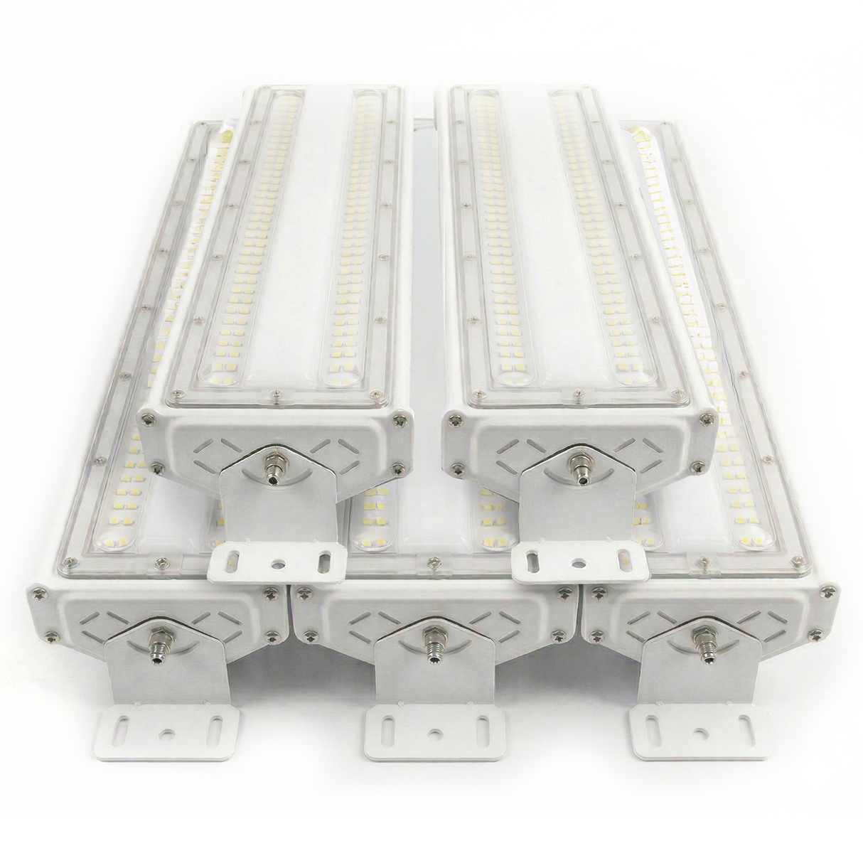 LED-Hallenleuchte, linear, 100 W, 12000 lm, 5000 K (neutralweiß), IP65, EPISTAR LED, weiß