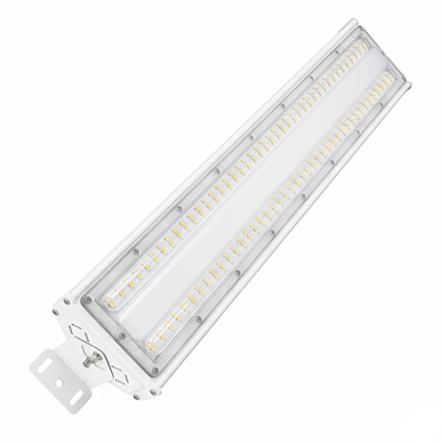 LED-Hallenleuchte, linear, 100 W, 12000 lm, 5000 K (neutralweiß), IP65, EPISTAR LED, weiß