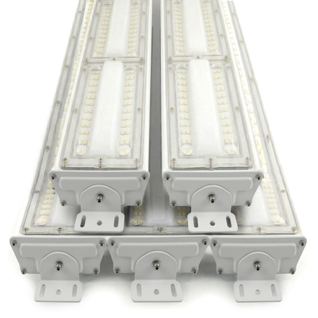 LED-Hallenleuchte, linear, 200 W, 24000 lm, 5000 K (neutralweiß), IP65, EPISTAR LED, weiß