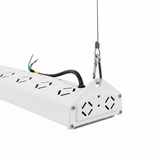 LED-Hallenleuchte, linear, 150 W, 18000 lm, 5000 K (neutralweiß), IP65, EPISTAR LED, weiß
