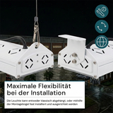 LED-Hallenleuchte, linear, 200 W, 24000 lm, 5000 K (neutralweiß), IP65, EPISTAR LED, weiß