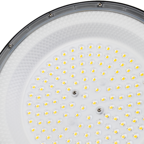 5er Pack LED-HighBay, UFO, 100 W, 10000 lm, 3CCT 3000-6500 K (warm-, neutral-, kaltweiß), IP65, EPISTAR