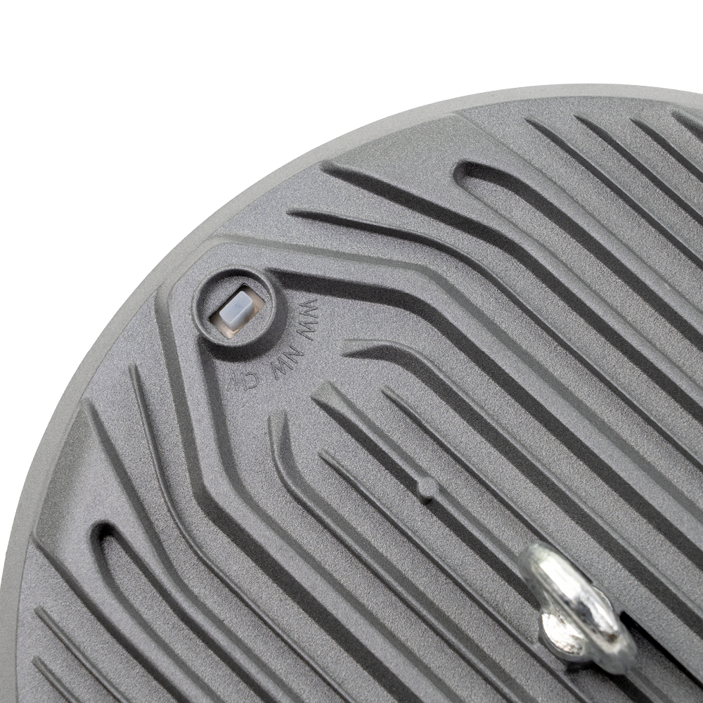 LED-HighBay, UFO, grau, 100 W, 10000 lm, CCT 3000-6500 K (warm-, neutral-, kaltweiß), IP65