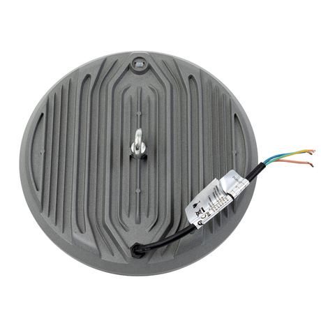 LED-HighBay, UFO, grau, 150 W, 15000 lm, CCT 3000-6500 K (warm-, neutral-, kaltweiß), IP65