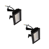 2er Pack LED-Hallenleuchte, linear, 50 W, 5000 lm, 4000 K (neutralweiß), IP65, schwarz