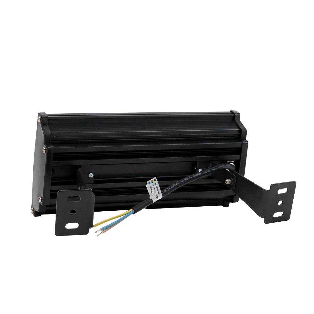 LED-Hallenleuchte, linear, 50 W, 5000 lm, 4000 K (neutralweiß), IP65, schwarz