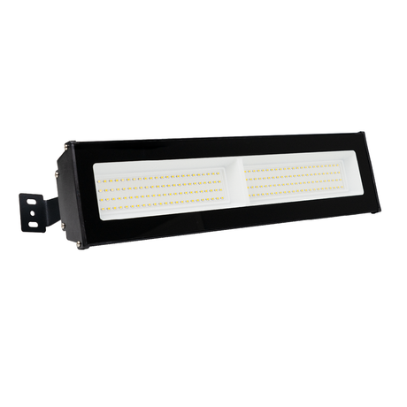 4er Pack LED-Hallenleuchte, linear, 100 W, 10000 lm, 4000 K (neutralweiß), IP65, schwarz