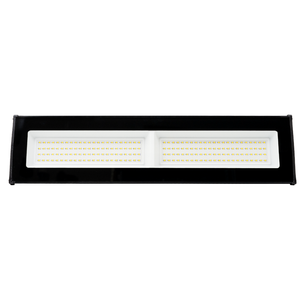 2er Pack LED-Hallenleuchte, linear, 100 W, 10000 lm, 4000 K (neutralweiß), IP65, schwarz