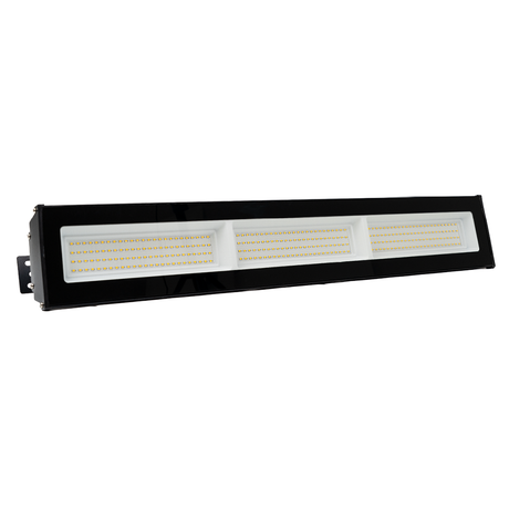 4er Pack LED-Hallenleuchte, linear, 150 W, 15000 lm, 4000 K (neutralweiß), IP65, schwarz