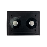 LED Akku Wandleuchte mit Bewegungssensor, Up- & Downlight, Lichtfarbe und Helligkeit einstellbar, mit Fernbedienung, schwarz, wiederaufladbar, Innenbereich