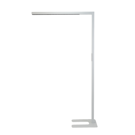 LED-Büro-Stehleuchte, Up/Down, UGR<16, CRI98, dimmbar, 45 W, 1940 x 40 x 1050 mm, 3500 lm, weiß