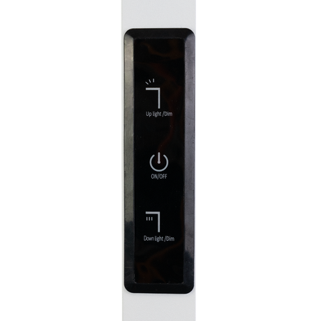 LED-Büro-Stehleuchte, Up/Down, UGR<16, CRI98, dimmbar, 45 W, 1940 x 40 x 1050 mm, 3500 lm, weiß