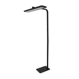 LED-Büro-Stehleuchte, Up/Down, UGR<16, CRI98, dimmbar, 60 W, 1700 x 840 x 250 mm, 3500 lm, schwarz