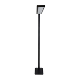 LED-Büro-Stehleuchte, Up/Down, UGR<16, CRI98, dimmbar, 60 W, 1700 x 840 x 250 mm, 3500 lm, schwarz