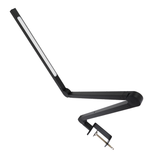 LED-Schreibtischlampe mit Clip, in Schwarz, dimmbar, 5 Farbtemperaturstufen, 10 W, 450 lm, klemm- und verstellbare Monitorlampe