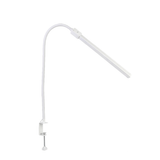 LED-Schreibtischlampe, Doppelkopf, in Weiß, dimmbar, 5 Farbtemperaturstufen, 18 W, 1100 lm, klemm- und voll verstellbare Monitor-/Tischlampe mit kotaktlosem Ein-/Ausschaltssensor
